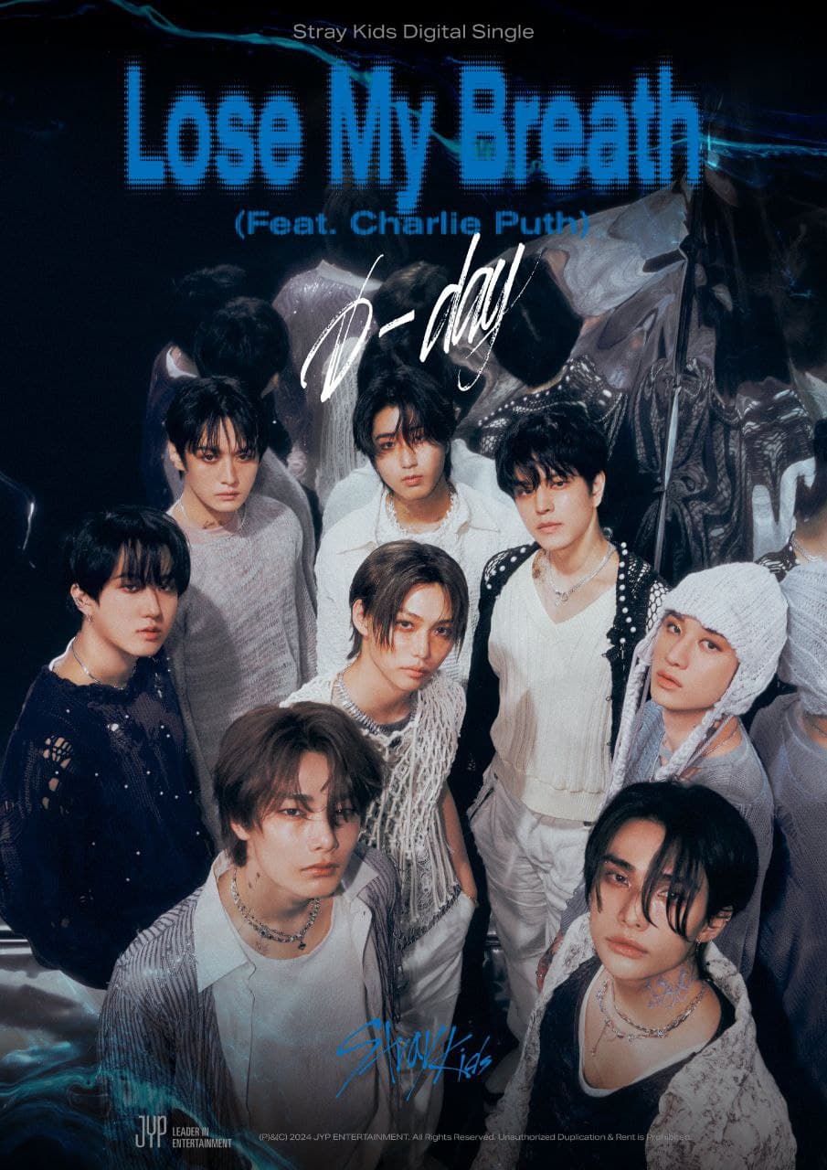 دانلود آهنگ Lose My Breath از Stray Kids (استری کیدز) و Charlie Puth (چارلی پوث) همراه متن و ترجمه