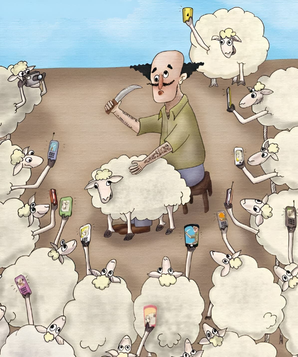 چند نقاشی با مفهوم عمیق (۱۲)