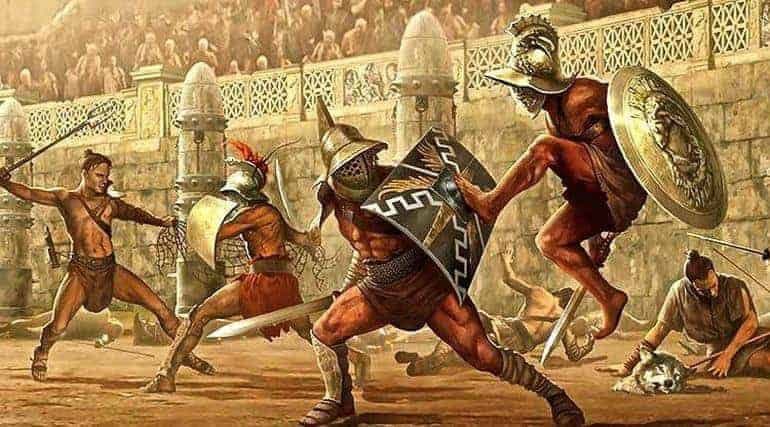 معروف ترین گلادیاتور ها در روم باستان.