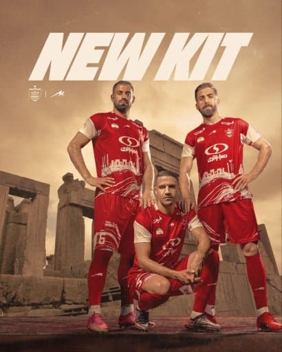 رونمایی از کیت جدید پرسپولیس (عکس)