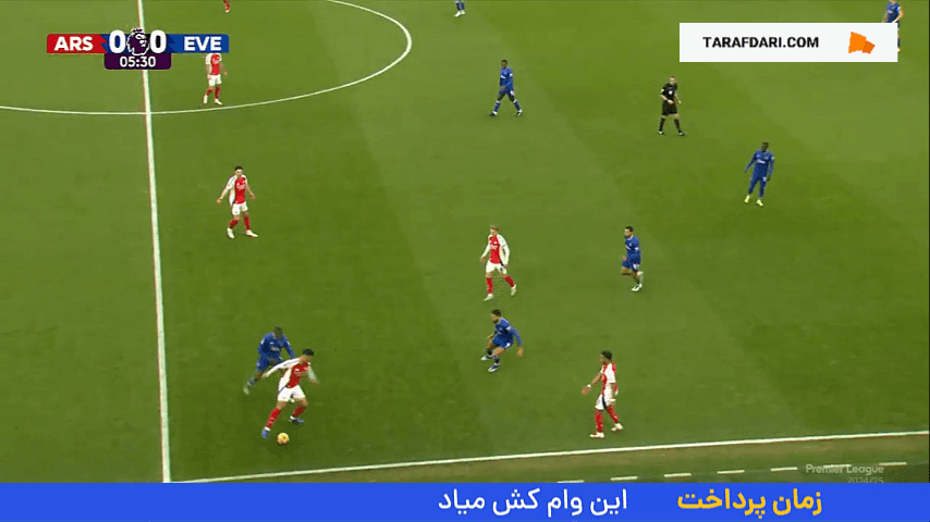 خلاصه بازی آرسنال 0-0 اورتون (لیگ برتر انگلیس - 25-2024)