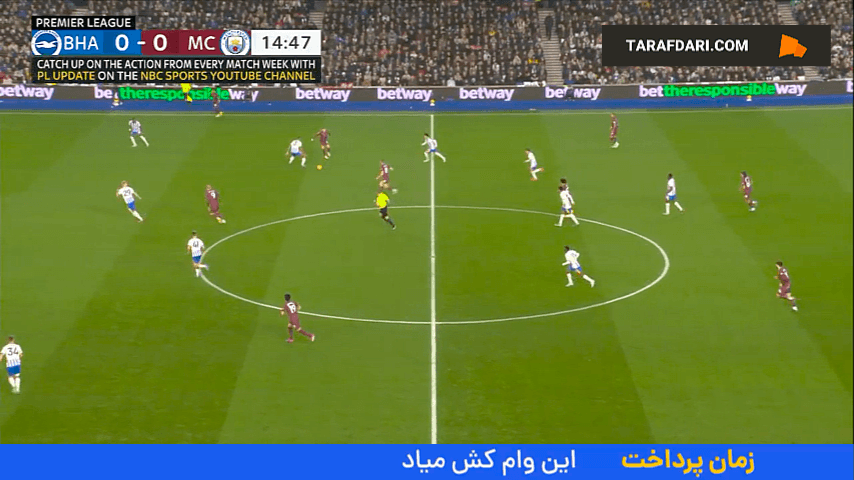 خلاصه بازی برایتون ۲-۱ منچسترسیتی (لیگ برتر انگلیس - ۲۵-۲۰۲۴)