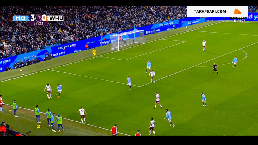 گل فیل فودن به وست هم (منچسترسیتی 4-0 وست هم)