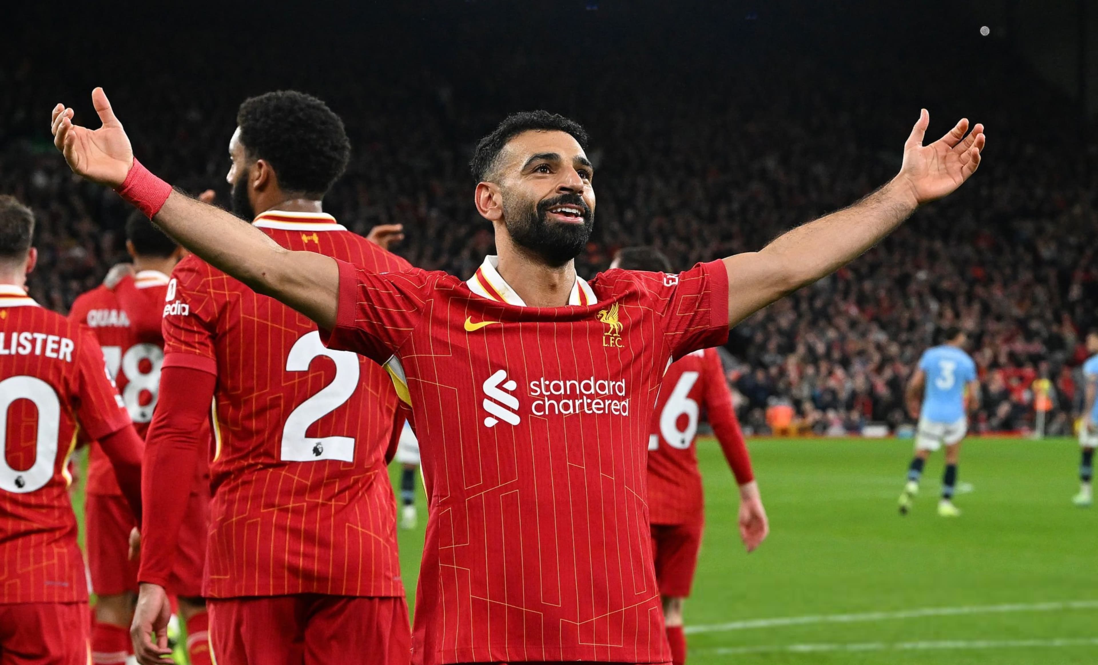 رکورد ویژه محمد صلاح؛ ثبت هم‌زمان گل و پاس گل در ۳۶ بازی لیگ برتر انگلیس