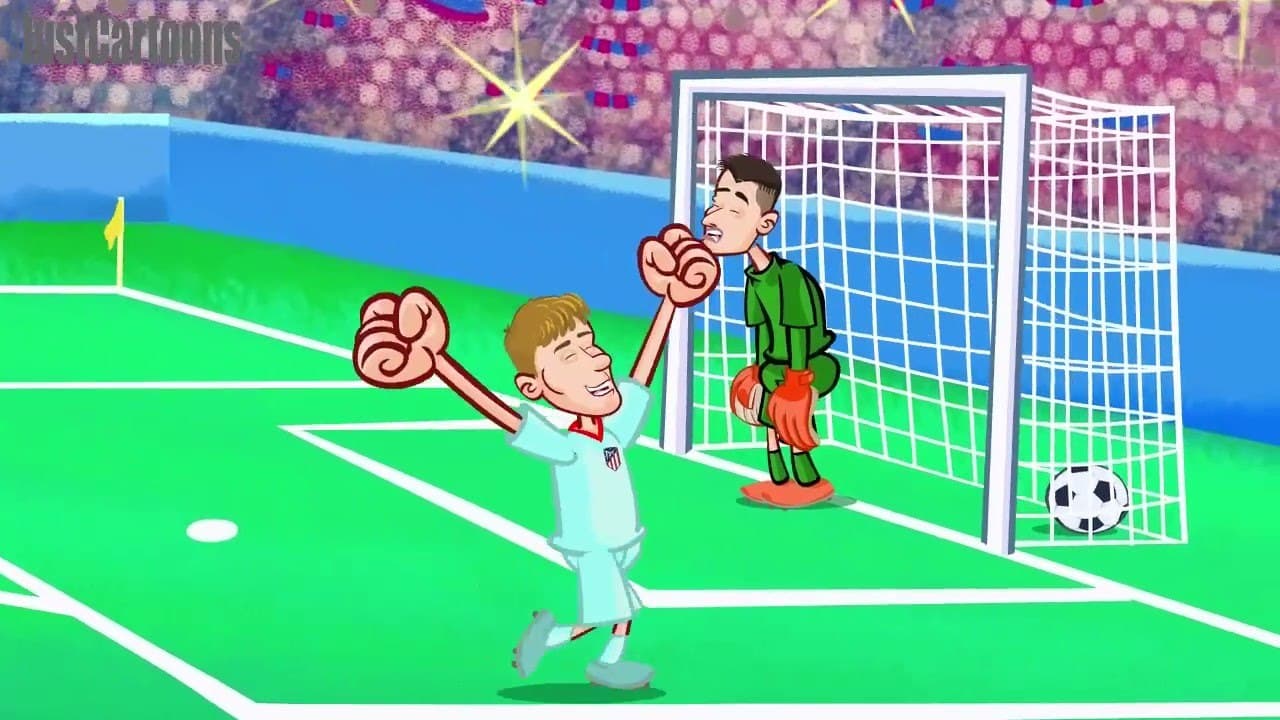 برتری 2-1 اتلتیکو مادرید در زمین بارسلونا به روایت کارتون