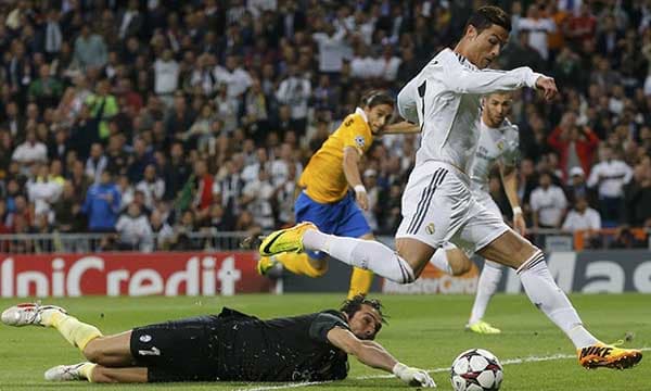 بریس کریستیانو رونالدو و برتری 2-1 رئال مادرید مقابل یوونتوس در لیگ قهرمانان اروپا (2013/10/23)
