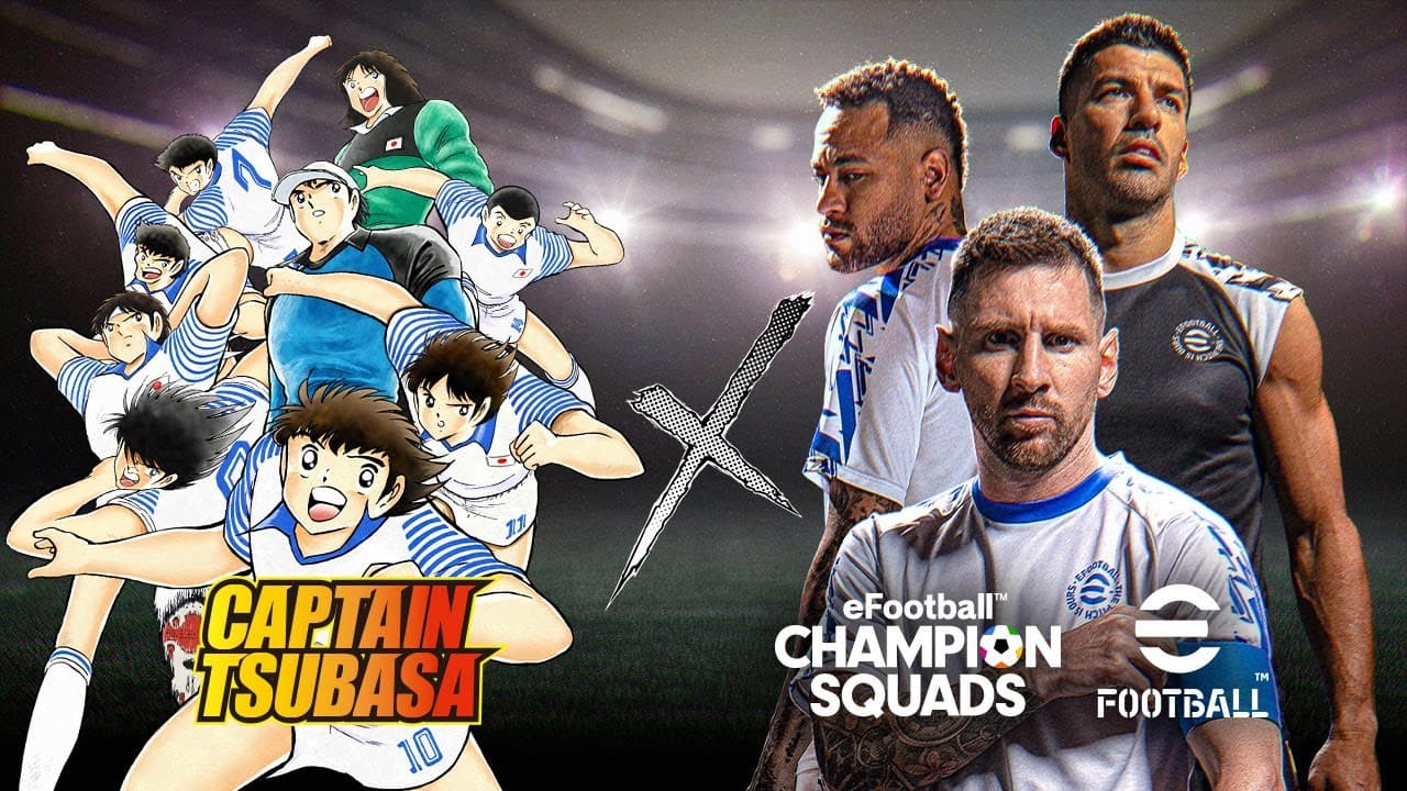 همکاری بازی‌های eFootball و کاپیتان سوباسا؛ تیزر جدید با حضور مسی، نیمار و سوارز