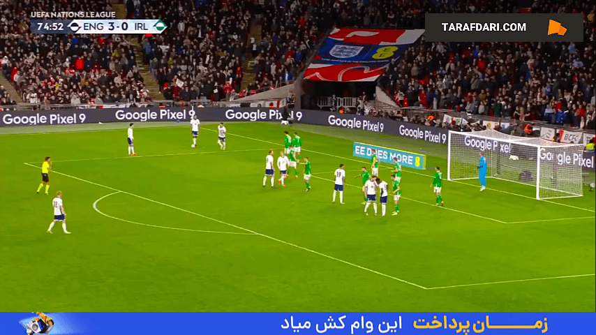 گل جرد بوون به ایرلند (انگلیس 4-0 ایرلند)
