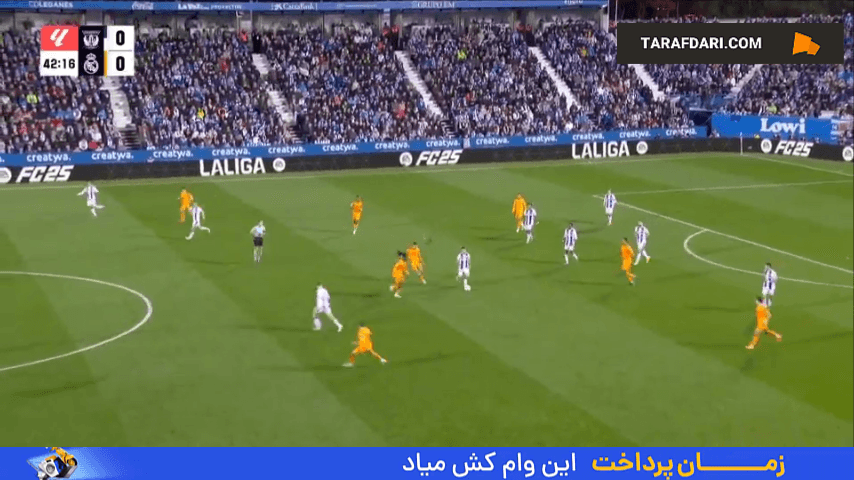گل کیلیان امباپه به لگانس (لگانس 0-1 رئال مادرید)
