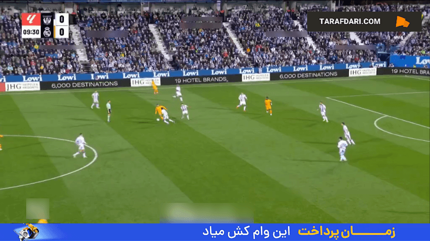گل آفساید کیلیان امباپه به لگانس (لگانس 0-0 رئال مادرید)