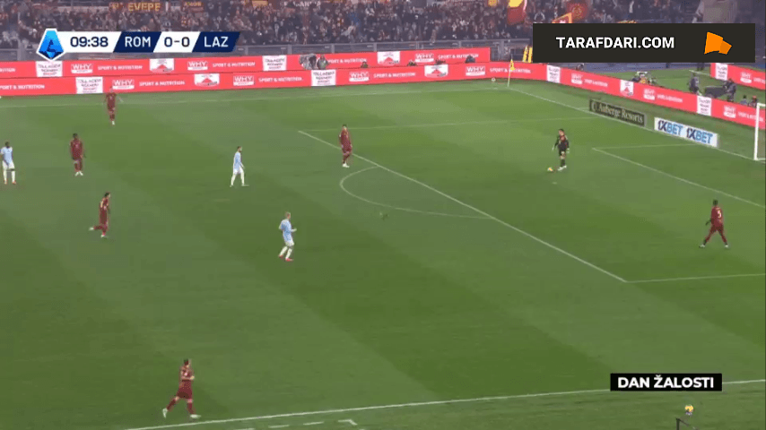 گل زیبای لورنتزو پلگرینی به لاتزیو (رم 1-0 لاتزیو)