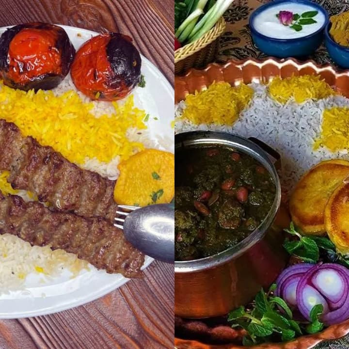 کدومش ? چلو کباب کوبیده یا قورمه سبزی ؟ 