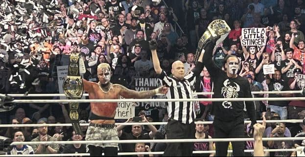 تبریک WWE به مناسبت خداحافظی استینگ از دنیای کشتی کچ