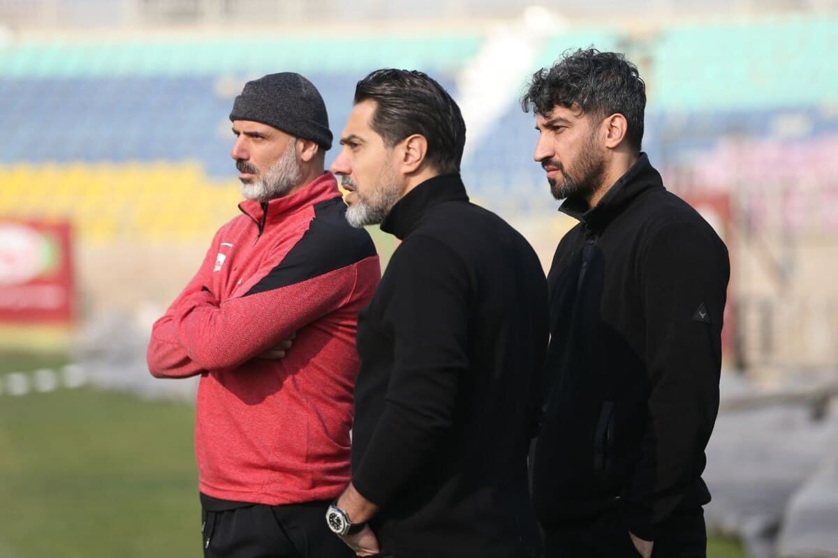 تمرین امروز پرسپولیس با حضور یک میهمان برگزار شد