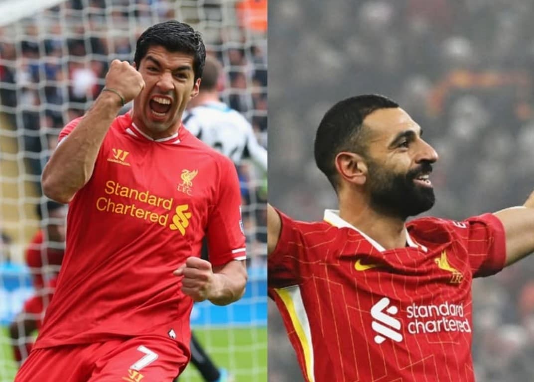مقایسه عملکرد لوییس سوارز و محمد صلاح در بهترین ماه خود در لیگ برتر انگلیس / عکس