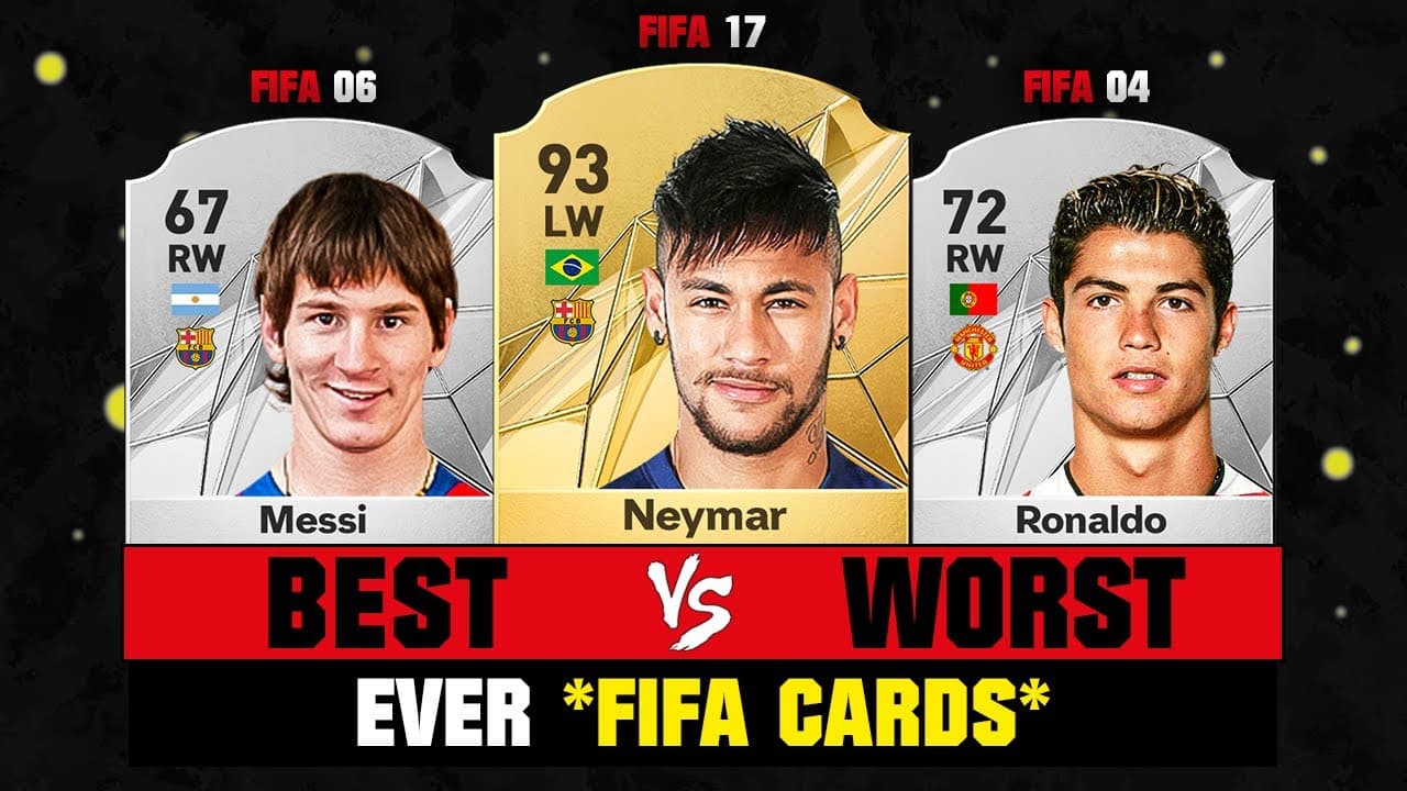 ریتینگ بهترین و بدترین کارت‌های بازیکنان در بازی‌های فیفا و FC 25