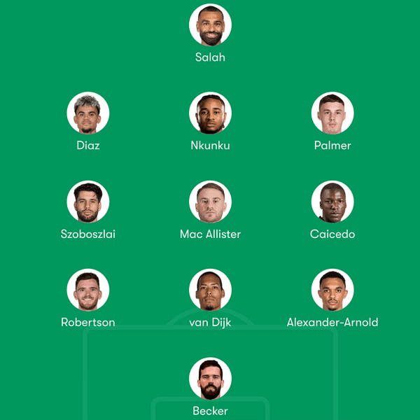 ترکیب منتخب لیورپول و چلسی؛ با حضور پالمر و محمد صلاح