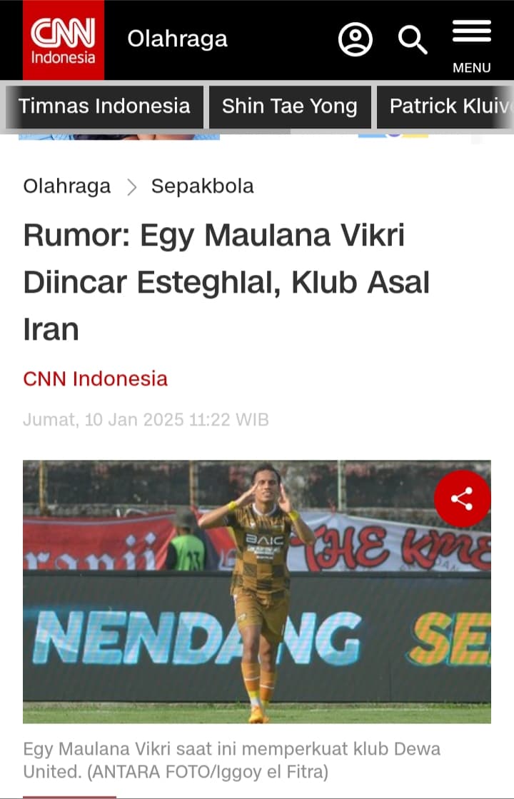 خبرگزاری CNN اندونزی خبر داد: مولانا در راه استقلال