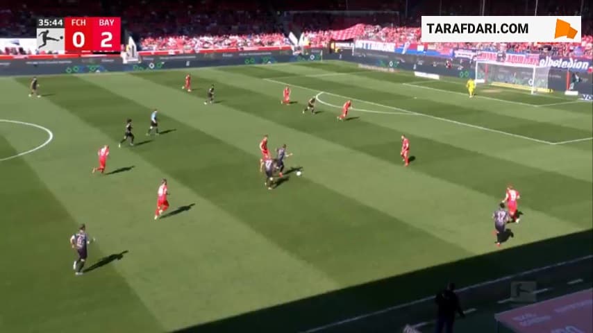 گل کینگزلی کومان به هایدنهایم (هایدنهایم 0-3 بایرن مونیخ)