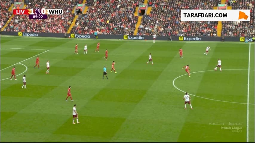 گل به خودی اندی رابرتسون مقابل وست هم روی همکاری با فن دایک! (لیورپول 1-1 وست هم)
