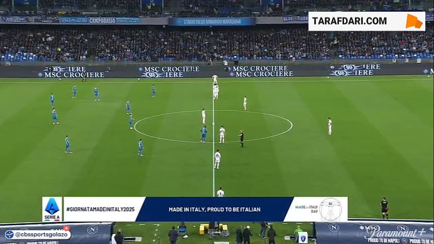 خلاصه بازی ناپولی ۳-۰ امپولی (سری آ - 25-2024)