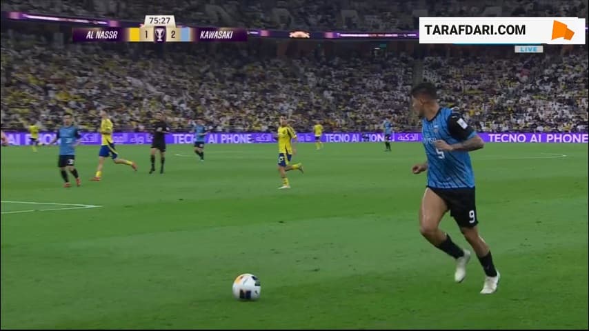 گل آکیهیرو لناگا به النصر (النصر 1-3 کاوازاکی) 