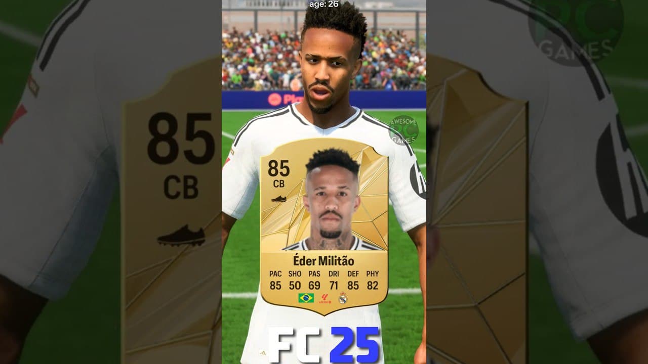 مقایسه ریتینگ و تفاوت ظاهری ادر میلیتائو از FIFA 19 تا EA FC 25