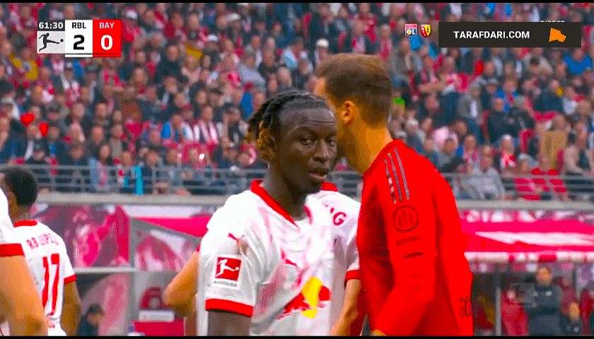 گل اریک دایر به لایپزیش (لایپزیش 2-1 بایرن مونیخ)