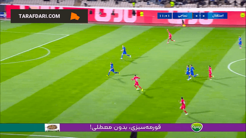 خلاصه بازی استقلال ۱-۰ نساجی (لیگ برتر ایران - ۰۴-۱۴۰۳)