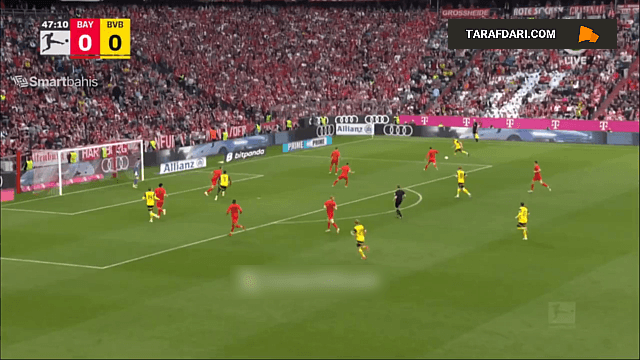 گل بیر به بایرن مونیخ (بایرن مونیخ 0-1 دورتموند)