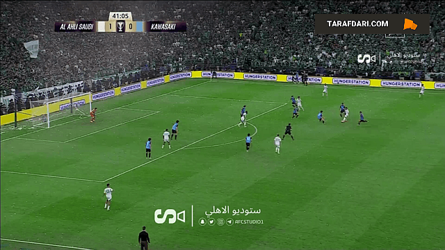 گل فرانک کسیه به کاوازاکی (الاهلی 2-0 کاوازاکی) - فینال لیگ نخبگان