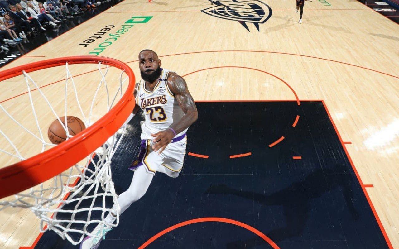 بسکتبال NBA | لیکرز برق را از سر رعد پراند