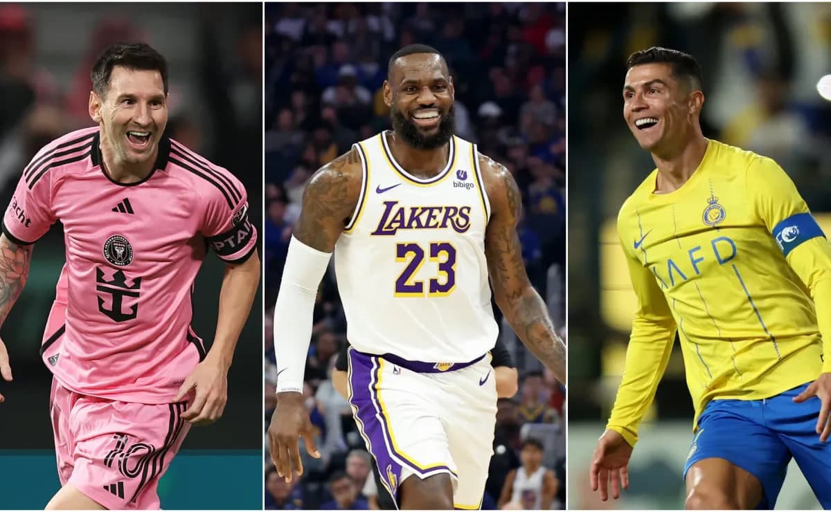 ستارگان فوتبال و معادل آن‌ها در بسکتبال NBA / عکس 