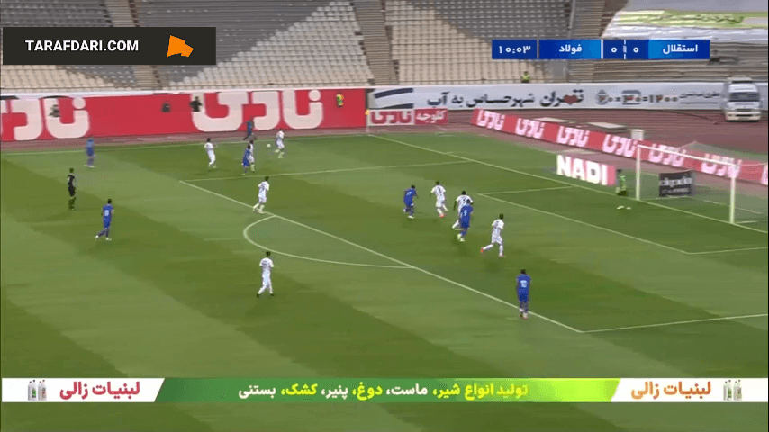 خلاصه بازی استقلال 0-۱ فولاد (لیگ برتر ایران - 04-1403)