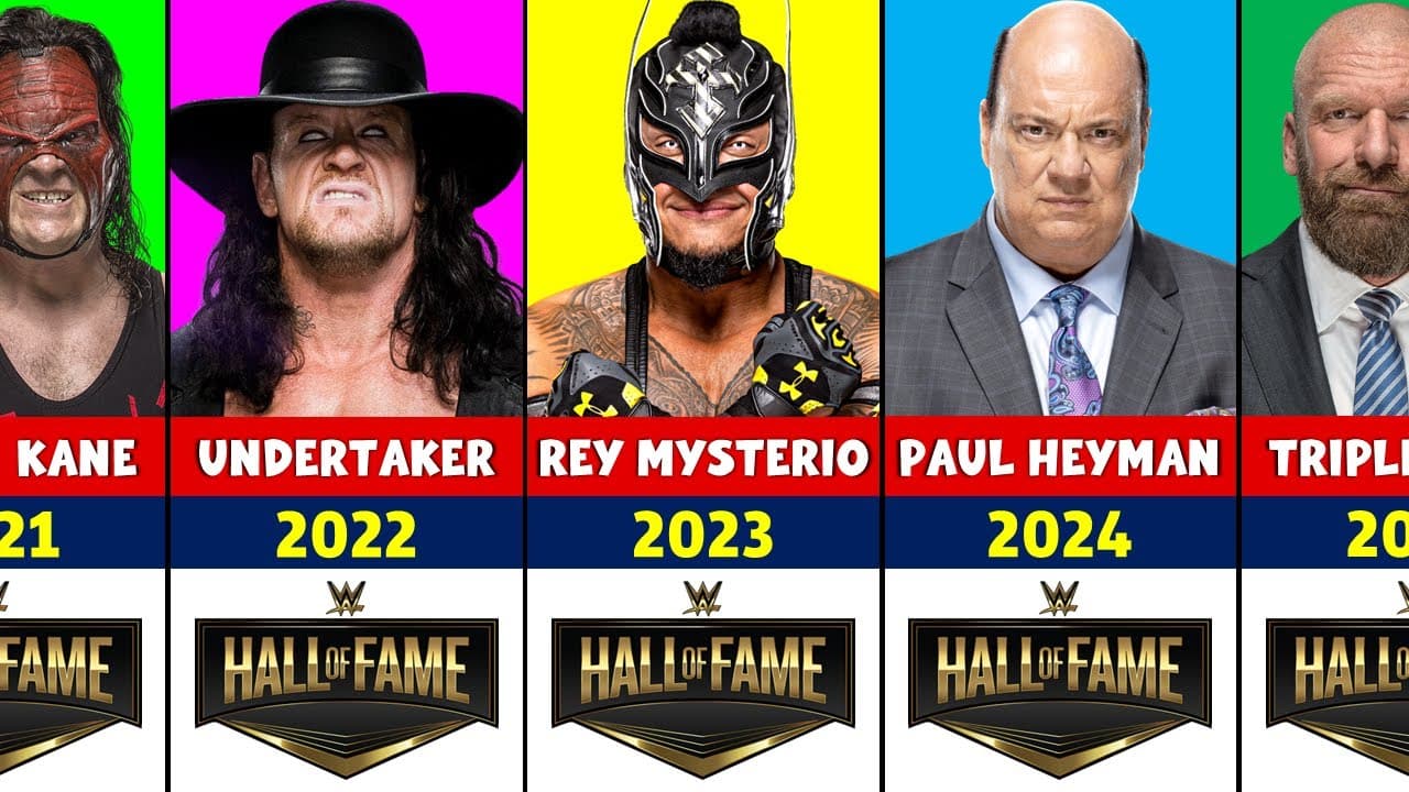 تمامی افراد حاضر در تالار مشاهیر WWE؛ از آندرتیکر و استون کلد و تریپل اچ تا دونالد ترامپ و آرنولد و اسنوپ داگ!