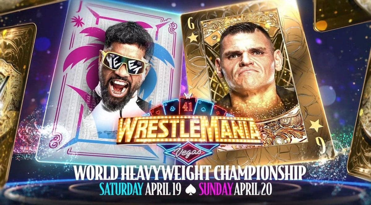 خلاصه بازی گونتر و جی اوسو بر سر کمربند سنگین وزن WWE در رسلمنیا 41