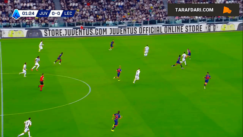 گل تئون کوپماینرس به لچه (یوونتوس 1-0 لچه)