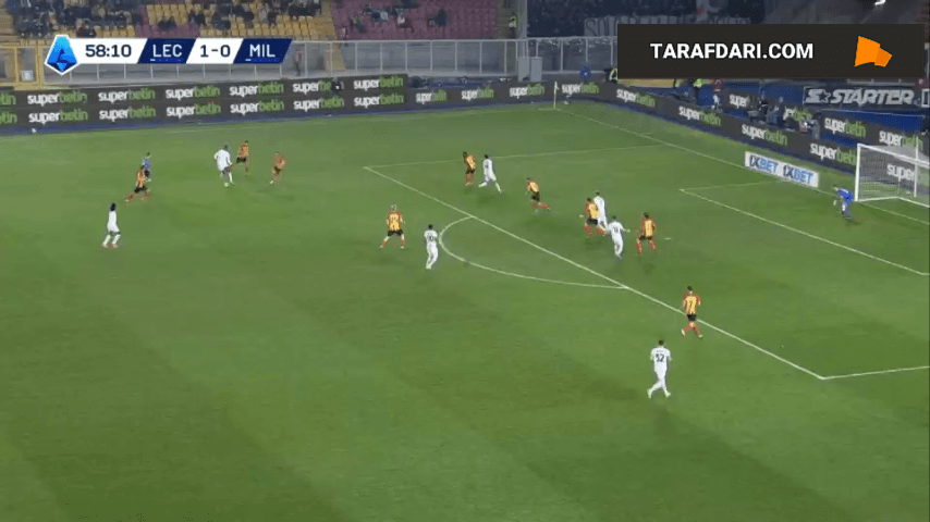 گل دوم نیکولا کرستوویچ به میلان (لچه 2-0 میلان)