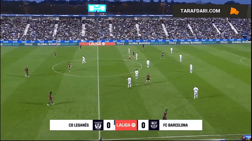 خلاصه بازی لگانس 0-1 بارسلونا (لالیگا - 25-2024)