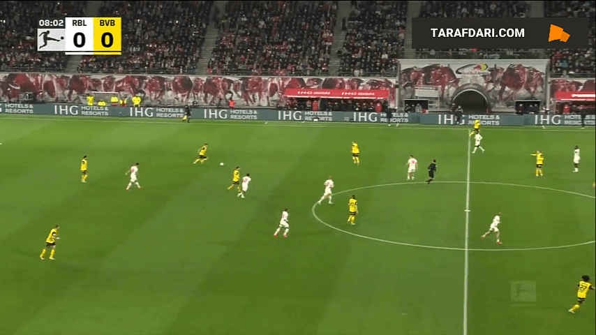 خلاصه بازی لایپزیش 2-0 دورتموند (بوندسلیگا - 25-2024)