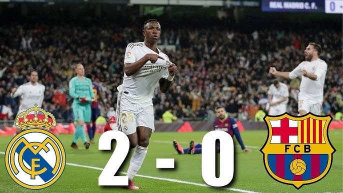 5 سال پیش در چنین روزی؛ برتری 2-0 رئال مادرید مقابل بارسلونا با گل‌های وینیسیوس جونیور و ماریانو دیاز