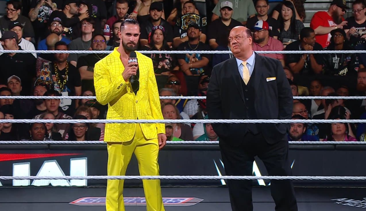 لحظات پایانی شوی ماندی نایت راو WWE با حضور سث رالینز و پال هیمن