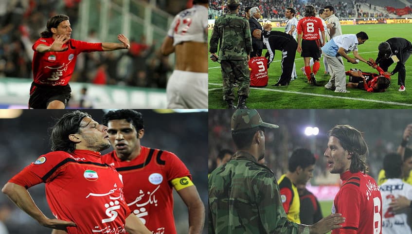 در چنین روزی؛ دیدار جنجالی پرسپولیس و استیل آذین با گل دقایق پایانی آرفی، گریه مکانی و سه اخراجی