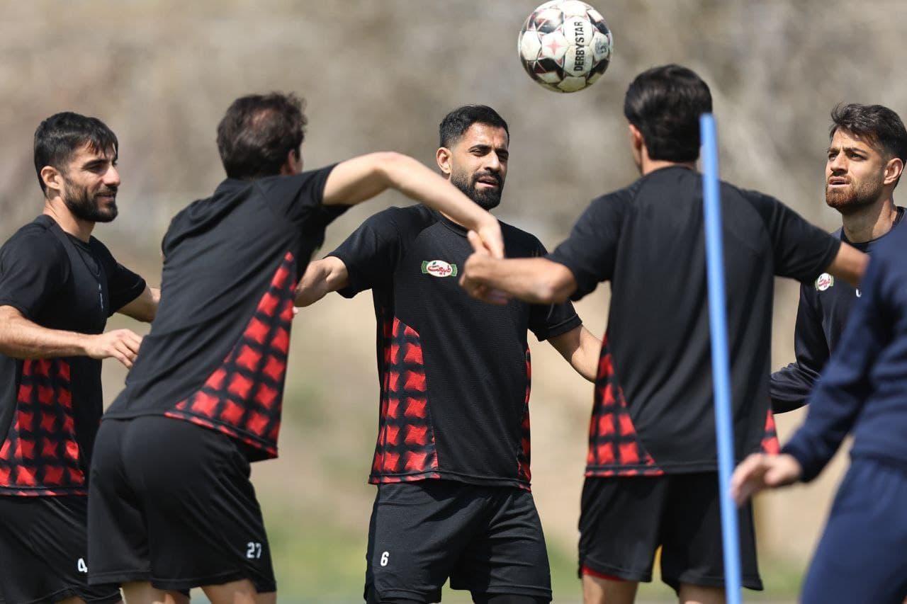 پرسپولیس تمرین کرد و به قزوین رفت