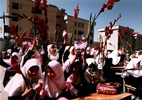 جشن شکوفه ها به مناسبت سال تحصیلی ۱۵ شهریور ۱۳۷۵، تهران