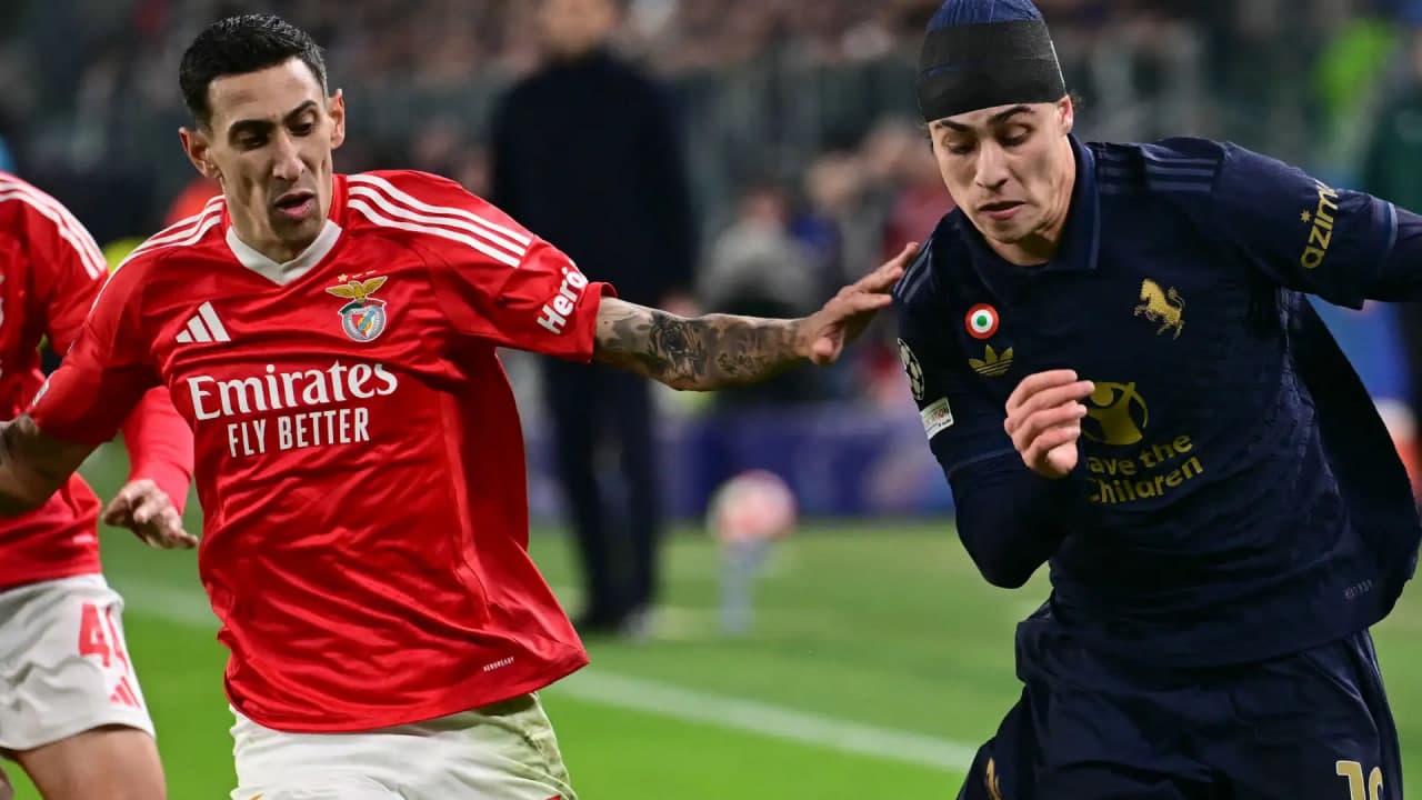 خلاصه بازی یوونتوس 0-2 بنفیکا (لیگ قهرمانان اروپا - 25-2024)