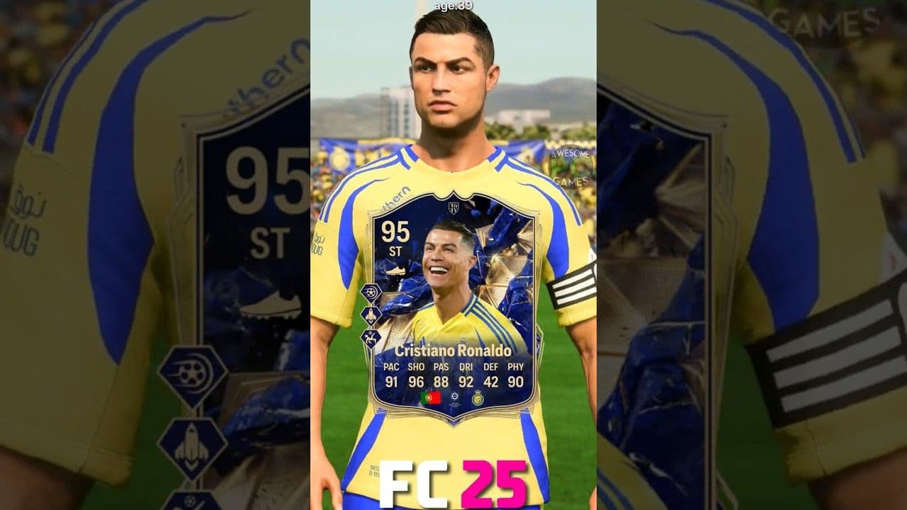 بهترین ریتینگ‌های کریستیانو رونالدو از FIFA 12 تا EA FC 25 