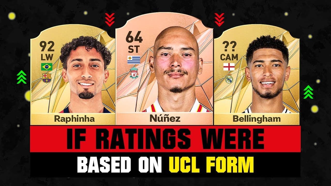 ریتینگ بازیکنان در EA FC 25 بر اساس عملکرد آن‌ها در لیگ قهرمانان؛ صعود رافینیا و لواندوفسکی و سقوط هالند و دی بروین