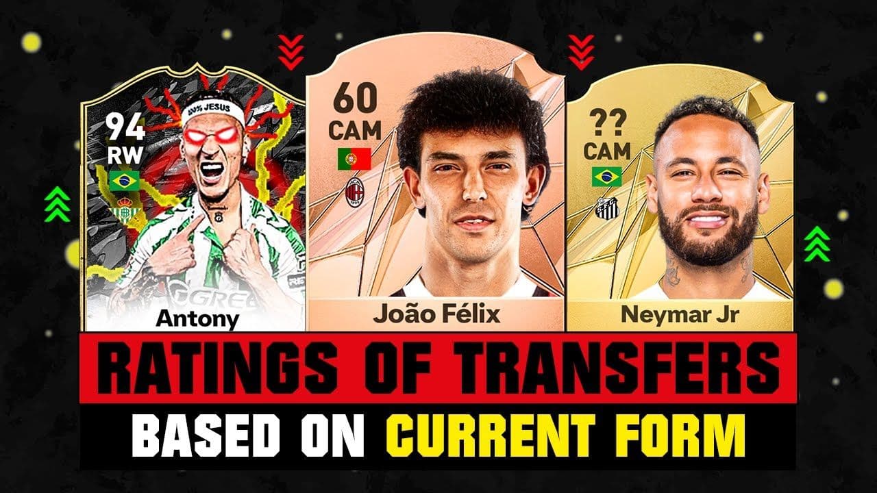 ریتینگ بازیکنان در بازی EA FC 25 اگر عملکرد کنونی آن‌ها را در نظر بگیریم