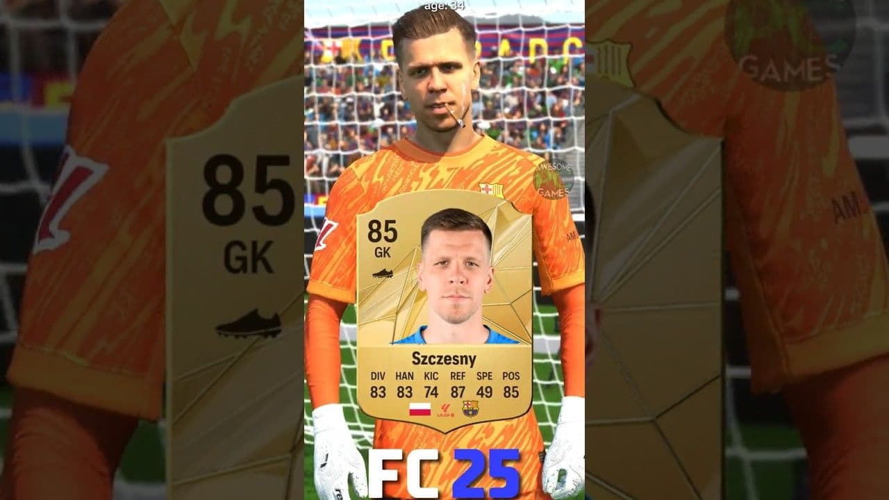 مقایسه تفاوت ظاهر و ریتینگ وویچک شزنی از FIFA 11 تا EA FC 25